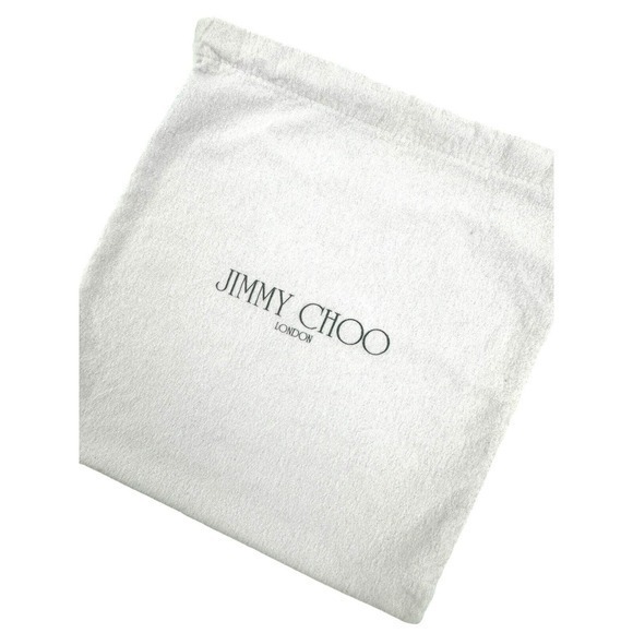 Jimmy Choo‎ Dust Bag Travel Storage With Drawstring Small White 12” X 13” - Picture 1 of 4